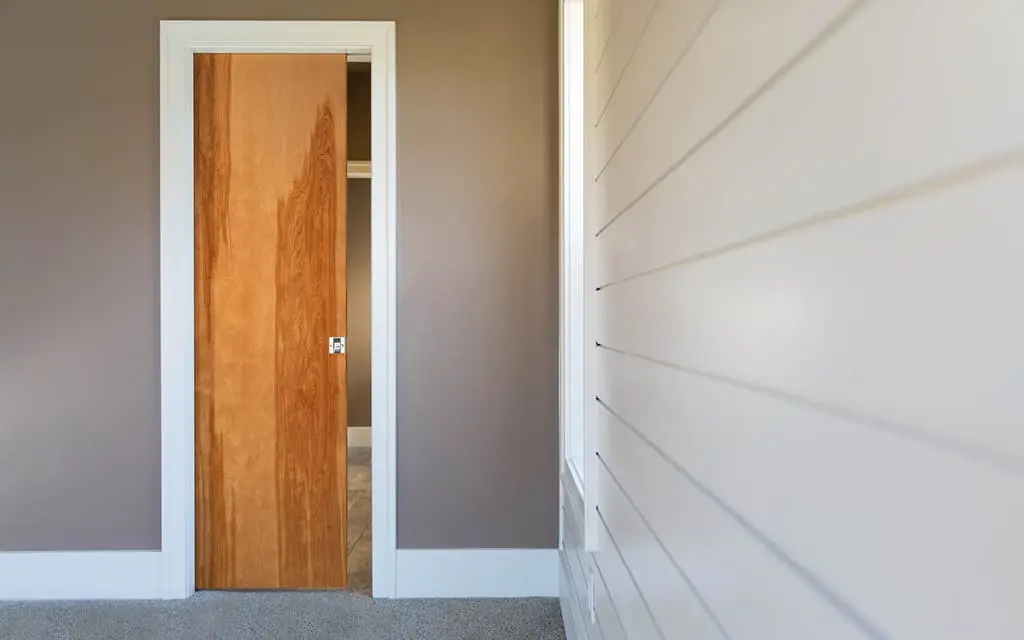 Natural Birch Wood Veneer Interior Door
